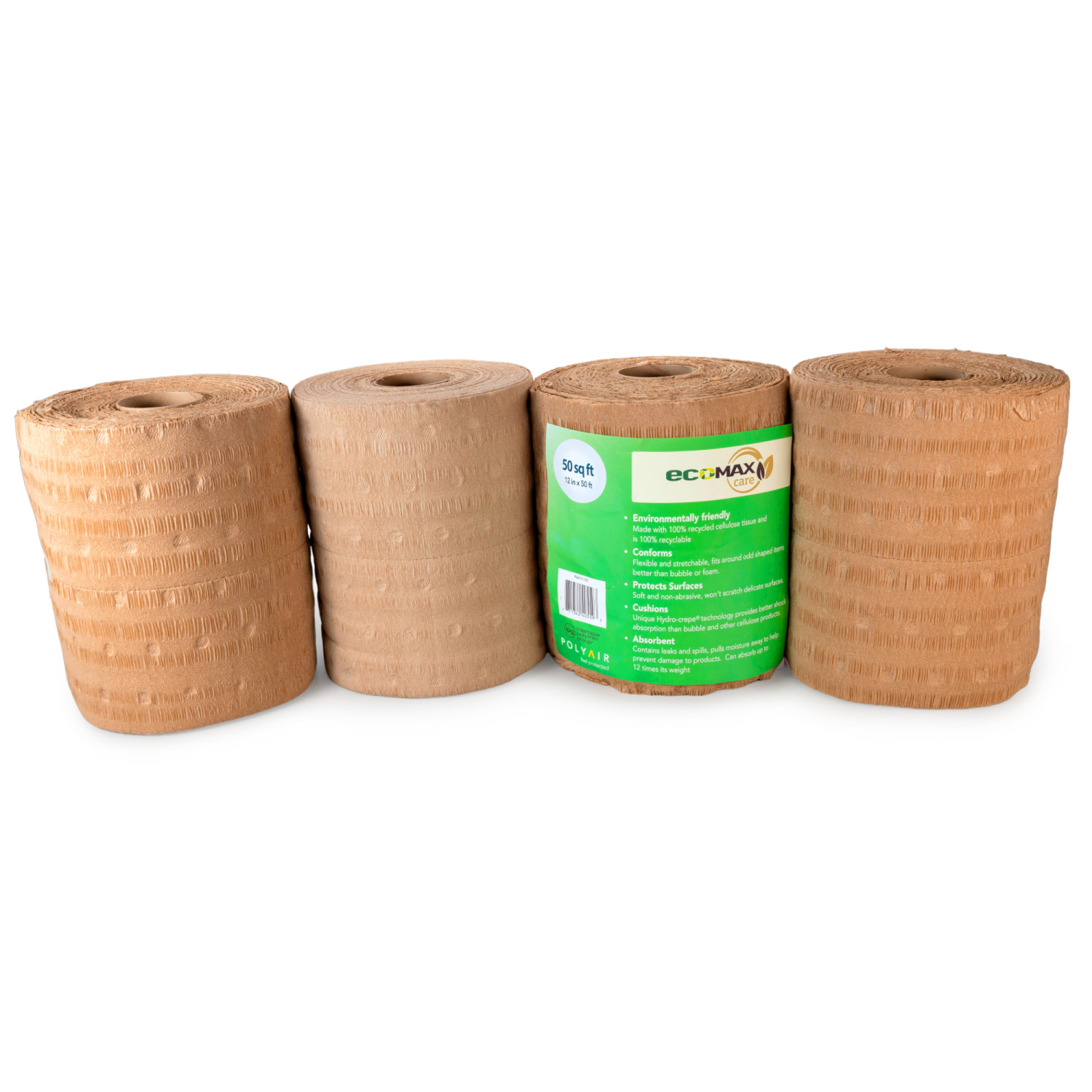 12" x 50' EcoMax™ Kraft Paper Cellulose Wadding 2
